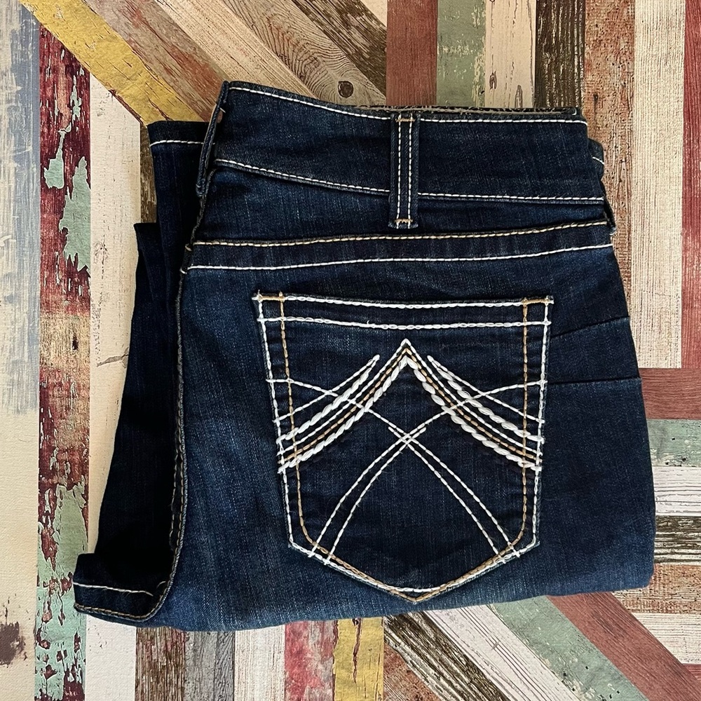 Ariat Women's Boot Cut Jeans - Dark Blue